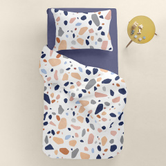 Подростковая постель с простыней на резинке GEMSTONES CS7 Cosas бежевый 160х220 см Днепр