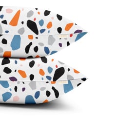 Полуторная постель без простыни GEMSTONES CS1 Cosas оранжевый 160х220 см Первомайск