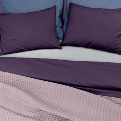 Плед-покрывало вафельное COSAS 230х240 см Laurel Greek Waffle Лиловый Ладан