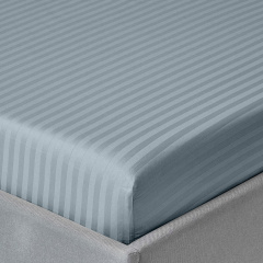 Полуторна постільна білизна сатин CASHMERE Cosas Сизий 160х220 см Шепетівка