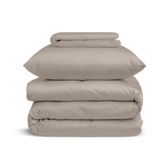 Подростковое постельное белье сатин BRONZE Cosas песочный 160х220 см Гайсин