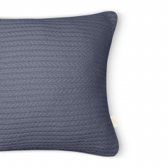 Наволочка COSAS Stormy Knitted Braid 50х50 см Стальний Михайлівка
