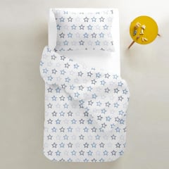Дитяча постільна білизна CLEAR Stars COSAS Блакитний 110х140 см Ясногородка
