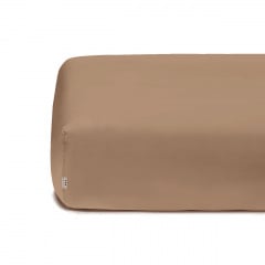 Простынь на резинке COSAS RUM Ранфорс 140х200х20 см Коричневый Ясногородка