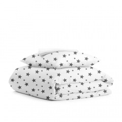 Детское постельное белье в кроватку Big Star COSAS серый 110х140 см Братское