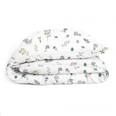 Півтораспальна підковдра COSAS WILDFLOWERS Ранфорс 160х220 см Білий Братське