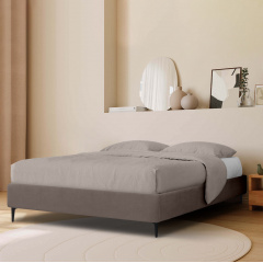 Кровать двуспальная COSAS Kiwi Latte 160x200 см Бронза Гуляйполе