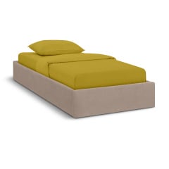 Ліжко односпальне COSAS Papaya Latte 90х200 см Бежевий Ніжин