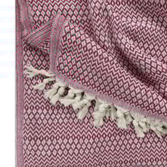 Плед бавовняний COSAS RHOMB 200х230 см CS5 Червоний Хмільник