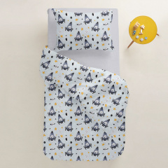 Пододеяльник детский 110х140 см SPACE CS2 COSAS серый Днепрорудное