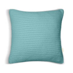 Наволочка COSAS Azure Knitted Braid 40х40 см Бирюзовый Киев