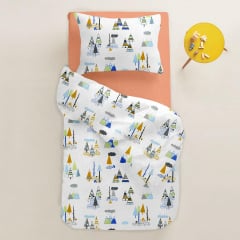 Дитяча наволочка COSAS FOREST WIGWAM Ранфорс 40х60 см Салатовий Ірпінь