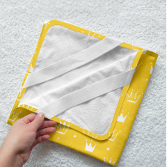 Непромокаюча пелюшка COSAS YELLOW CROWN Ранфорс 70х120 см Жовтий Лубни