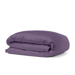 Двоспальна постіль з простирадлом на гумці Aurora CS7 COSAS Лаванда 180х220 см Веселе