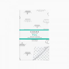 Полуторная постель с простыней на резинке Rose Crown COSAS Кварц 160х220 см Дзензелевка