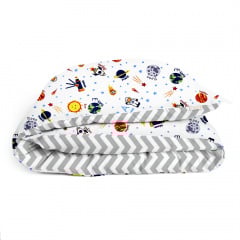 Детский пододеяльник COSAS ASTRONAUT Ранфорс 110х140 см Белый Борисполь