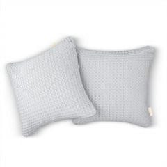 Наволочка COSAS Snow Greek Waffle 40х40 см Білий Ізюм