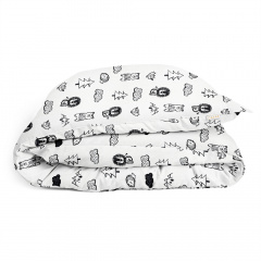 Пододеяльник детский 110х140 см ANIMALS COSAS белый Надворная