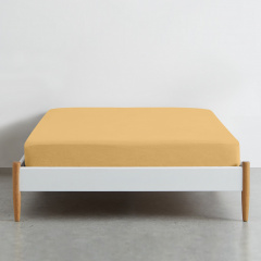 Дитяче простирадло COSAS HONEY Ранфорс 60х120х12 см Золотистий Генічеськ