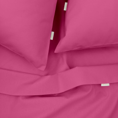 Набір наволочки і простирадло 3 шт CANDY CS4 COSAS Фуксія Талалаївка