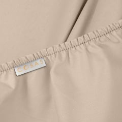 Набір простирадла на резинці COSAS BEIGE / STARFALL Ранфорс 180х200х20 см 2 шт Зелений/Бежевий Переяслав-Хмельницький