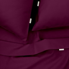 Набір наволочок COSAS DARK CHERRY & OLIVE SET 50х70 см 4 шт Вишневий/Оливковий Дніпрорудне