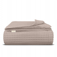 Покривало 75x95 см Magnolia Greek Waffle COSAS Кремовий Сміла