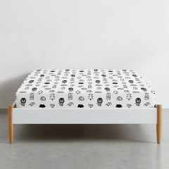 Простыня на резинке 80х160 см ANIMALS COSAS белый Киев