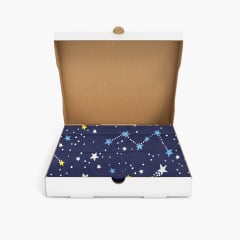 Бортики на ліжечко COSAS GALAXY Ранфорс 30х180 см Синій Київ