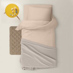 Детский пододеяльник COSAS MAGNOLIA Ранфорс 110х140 см Кремовый Талалаевка