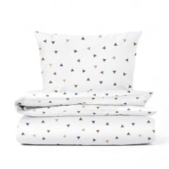 Подростковый комплект без простыни COSAS DELTA Ранфорс 155х215 см Белый Ахтырка
