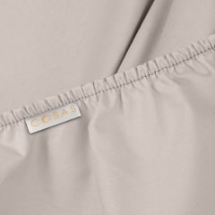 Простынь на резинке COSAS IVORY Ранфорс 180х200х20 см Кофе Жмеринка