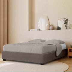 Кровать двуспальная COSAS Mango Latte 160x200 см Бронза Кобыжча