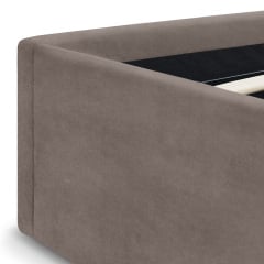 Ліжко двоспальне COSAS Kiwi Savana 160x200 см Кварц Пологи