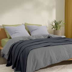 Плед-покрывало косичка COSAS 160х230 см Beluga Knitted Braid Антрацит Смела