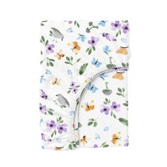 Простыня на резинке в детскую кроватку 60х120 см BIRDS CS1 Cosas Разноцветный Славута