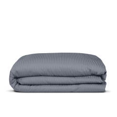 Євро постіль сатин з простирадлом на гумці STEEL CS1 COSAS Сталевий 200х220 см Житомир