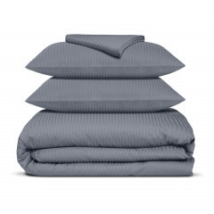 Полуторное постельное белье сатин STEEL Cosas стальной 160х220 см Королёво