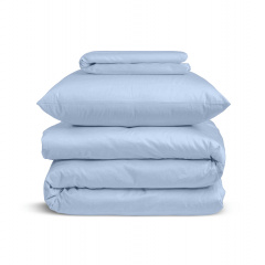 Подростковое постельное белье сатин WAVE Cosas лазурный 160х220 см Бушево