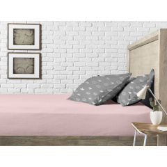 Набор наволочки и простыни 3 шт CROWN GREY PUDRA COSAS розовый Ирпень