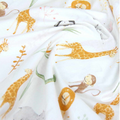 Детское постельное белье в кроватку AFRICA ZOO COSAS Бежевый 110х140 см Новомосковск