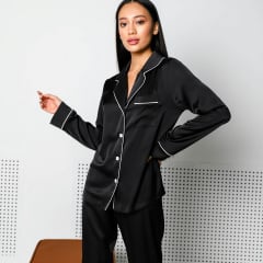 Пижама женская COSAS Pure Essence M Черный Киев