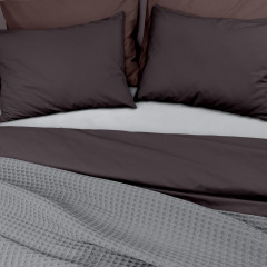 Плед-покривало вафельне COSAS 200х220 см Shadow Greek Waffle Графітовий Кам'янське