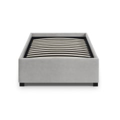 Ліжко односпальне COSAS Mango Rocky 90х200 см Сірий Братське