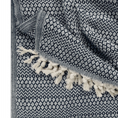 Плед бавовняний COSAS RHOMB 200х230 см CS7 Чорний Володимир-Волинський