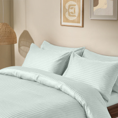 Полуторна постільна білизна сатин PISTACHIO Cosas М'ятний 160х220 см Березне