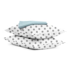 Набір наволочки і простирадло COSAS STARS & SKYEY Ранфорс 160х200 см Білий Павлоград