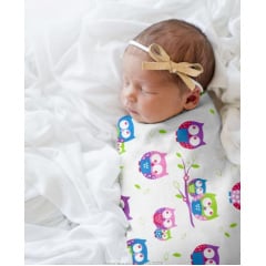 Набір пелюшок COSAS BLUE OWLS Бязь 80х100 см 2 шт Блакитний Жмеринка