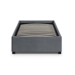 Ліжко односпальне COSAS Mango Iron 90х200 см Граніт Самбір
