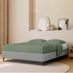 Ліжко двоспальне COSAS Kiwi Shadow 160x200 см Перламутр Первомайськ